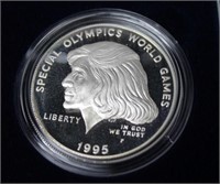 1995 SPECIAL OLYMPICS PROOF SILVER DOLLAR