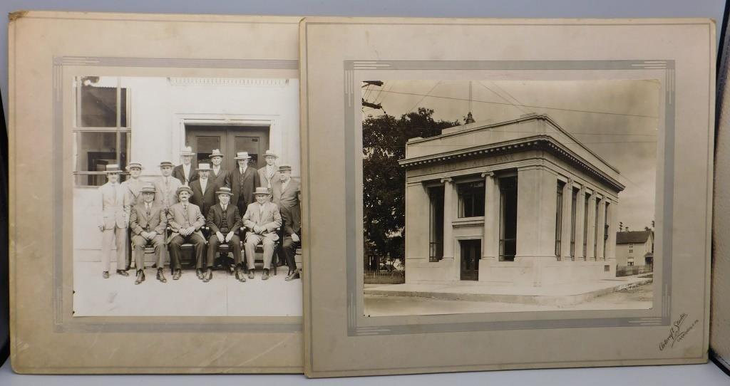 1920's Mayfield Bank Lackawanna Co Cabinet Photos