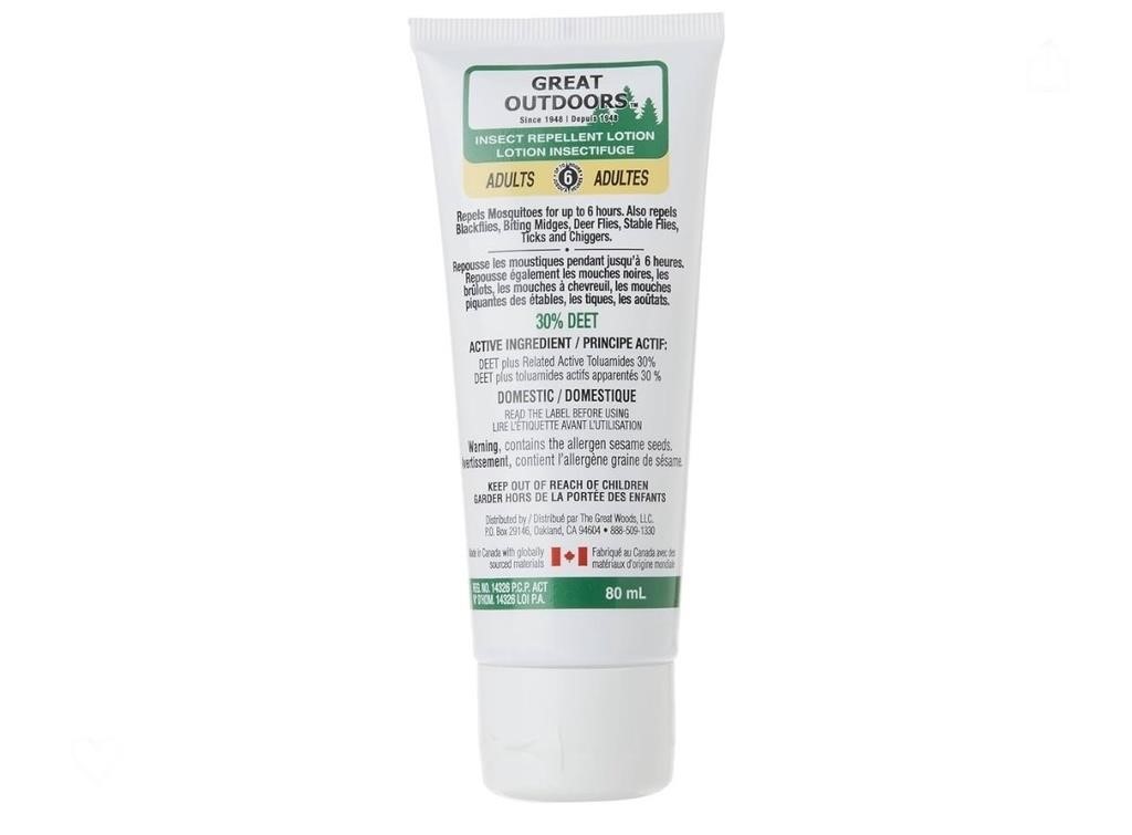 Great outdoors Insect Repellent Lotion - 80 Ml