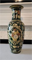 Cloisonne Style Vase 24"