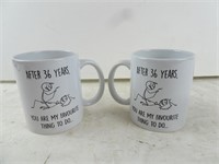 "After 36 Years…" Ceramic Adult Humor Mugs