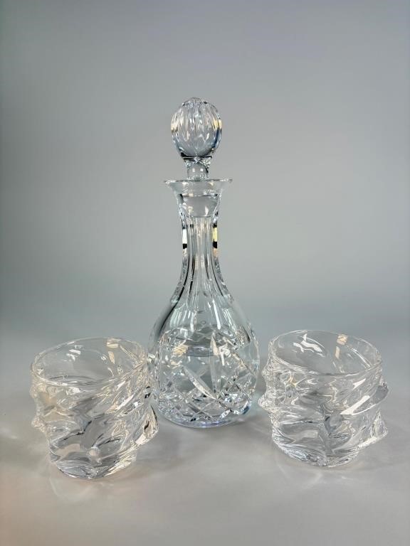 Malviner Whisky Glasses and Decanter