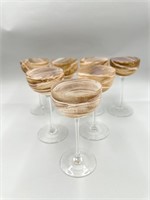Steven Maslach Earth Art Wine Glasses