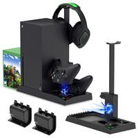 MENEEA Charging Stand with Cooling Fan for Xbox Se