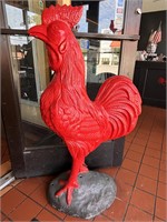 4.5' Iconic Large Red Rooster