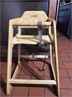 4 Wooden Kids High Chairs