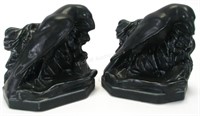 Pair of Rookwood Pottery Rook Bookends, 1926