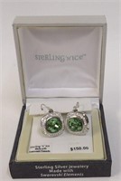 Sterling 'n' Ice Swarovski Earrings in Box