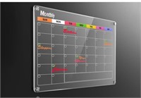 Acrylic Magnetic Dry Erase Board Calendar