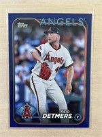 Reid Detmers 2024 Topps Royal Blue