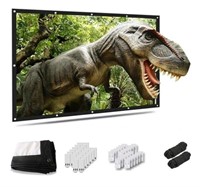 NEW Projection Screen Portable Movie Screen 100"