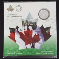 2020 Royal Canadian Mint $5 Fine Silver Coin