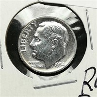 1954 D Dime 10c Proof