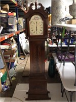 Grandfather clock apx 6ft tall