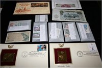 First Day Issue Stamps, Currency, Foriegn