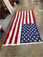 Cloth American Flag 105"L x 54"W