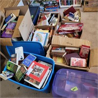 M147 Large lot of Books & 1 bookshelf