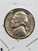 BU 1963 Jefferson Nickel