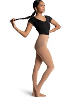 Capezio womens Studio Basics Footed tights, Light