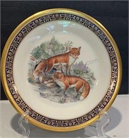 LENOX  LIMITED ISSUE WOODLAND WILDLIFE RED FOXES