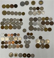 One Pound of Mixed Foreign Coins