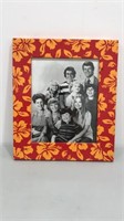 Framed Partridge Family picture-wood Hawaiian
