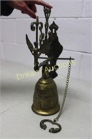 Antique Brass Bell Wall Piece