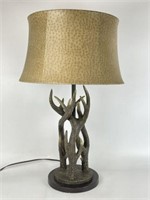 2.5 FT Antler Lamp with Shade