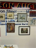 Group Of Framed Artwork As Shown