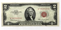 Series of 1953 C Two Dollar Red Seal Note