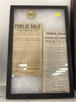 Riker Mount of Public Sale Bills