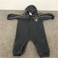 Oakland Raiders Warm Onesie 6/9 Months