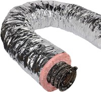 Master Flow 8 in x 25 ft Insulated Duct R8  Jacket
