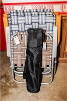 (3) Folding Lawn Chairs, Bag Lawn Chair