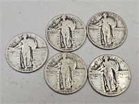 1929 Standing Liberty Silver Coins - 5