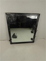 Butterfly framed mirror
