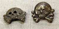 (2) Totemkopfs skulls for armored Panzer