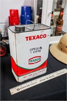 Texaco 1 Gallon Oil Can With Handle