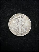 1947 Walking Liberty Half Dollar