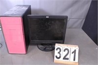 Empty Computer Case - 15" HP Flat Screen-