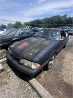 1988 FORD MUSTANG LX 2 DOOR BLACK CAR, 5.0L V8