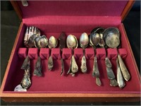 Assorted silver ware