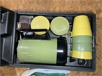 SHAMROCK NEAT WAY  COFFEE MAKER SET AND PLASTIC FO