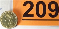 Coin 1881 $10.00 Cornet Gold Coin
