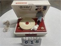 Concert Hall Mickey Mouse Record Player