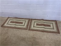 (2) Braided Rugs