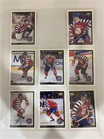 1992 Upper-Deck All Stars Hockey Cards Lot