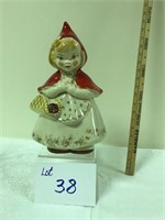 "Little Red Riding Hood" Cookie Jar "Hull"
