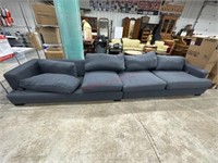 Scratch and dent upholstered sectional missing