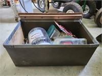 Vintage Crate Full of Miscellaneous Hardware